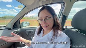 I Got Caught Giving "therapy" in His Car.. in Public