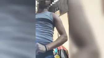 Skinny Indian teen strips after school and jerks off his uncut cock