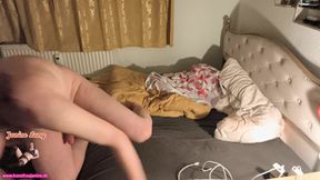 Completely naked to orgasm