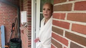German MILF Riding Her Dildo Toy Boy