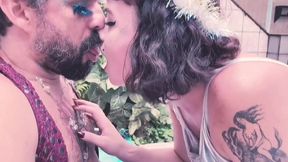 Bisexual Anal Play at the Brazilian Carnival Afterparty