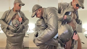 Interracial Leather BDSM Dad’s Get Freeky