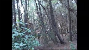 Beautiful Trans MILFs with Huge Tits Suck a Big Vintage Cock in the Woods That Cums in Their Mouth