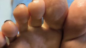 Close-up of toes