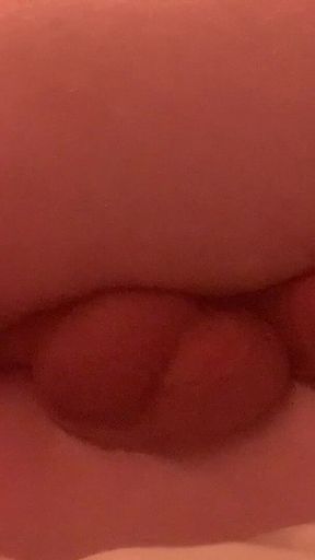 Gay Teen Cums Handsfree From Vibrator