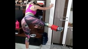 Rab&atilde_o de cal&ccedil_a de academia atolada