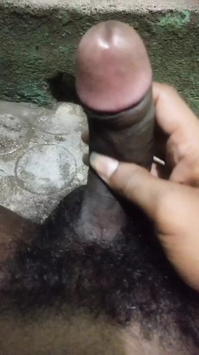 My big black dick masterbet in bathroom