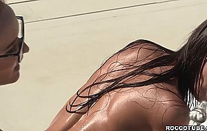 Tight teen dauther 3some session with horny parents