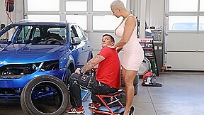 RIM4K. Only good anilingus by remarkable lady can cheer man up