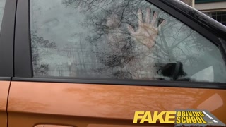 Fake Driving School lucky young lad seduced by his busty milf examiner