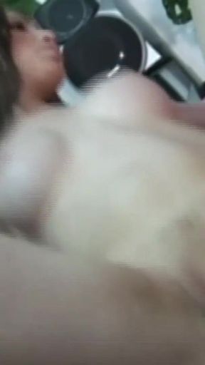 Beautiful Leopard Print Underwear and a Nice Cock Between Her Legs Gets Fucked by a Mulatto Boy