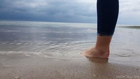 Feet on the beach