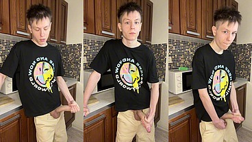 Young Stud's Dripping Cumshot Tease