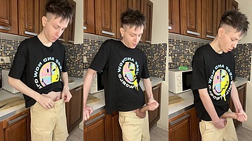 Young Stud's Dripping Cumshot Tease