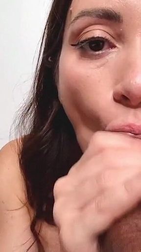 POV BBC Deep Throat Blowjob