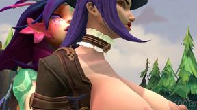 Futa Caitlyn fucked by Futa Neeko (LoL)