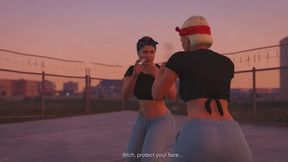 Street bitch fight