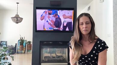 Milf begs for attention while she gets her throat wrecked and face drowned in cum