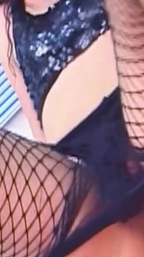 Big Titted Latin MILF Fucks a Tranny with a Strap on in Her Tight Asshole