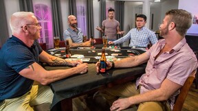 Poker Night Groupsex - Casey Everett, Link Parker, Ryan Carter, Drew Sebastian