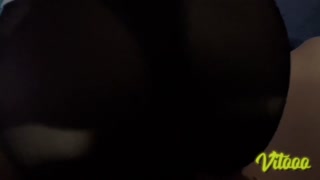 Anal with stockings of my fiery Latina, internal cumshot