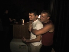 Wild gay buddies Fabio and Tyler explore their anal urges at the club