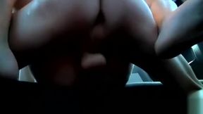 Perverted gay anal fuck Tag Teamed In The Back Seat