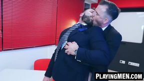 Frankly Fox the lawyer pounds his ass on Diego Reyes's thick cock