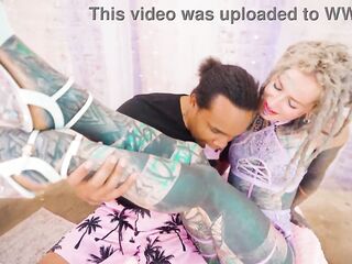 Hard Anal Bang - BBC for Tattoo Whore - this babe takes it balls unfathomable in her backdoor - ATM