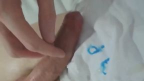 Sammy Andrews cumming on panties then wearing them