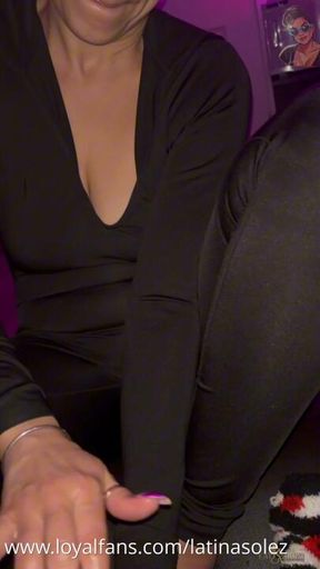 FootBae Grim POV sensual Hj and ball play