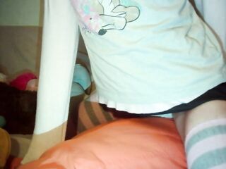 TCD Kiara, Cute little Femboy Pillow Humping