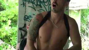 3 536 fucked by leo helio in jockstrap outdoor