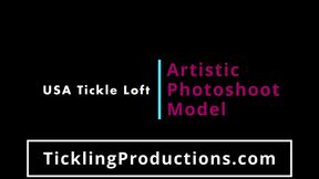 Artistic Photoshoot Model Gets tickled for 1 hour Plus!  -The Entire Session-