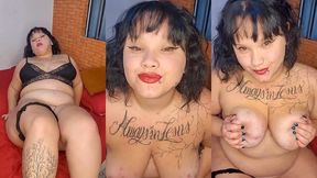 peladinha de salto alto