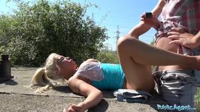 Blonde Wife Barbie Sins Fucks Stranger