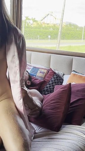 Fucking the Hot Girl Raw and Cumming in Her