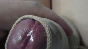 Sissykanisa's Lingerie Collection Ep23 Part2: Blue Stocking and Satin Dress Masturbation
