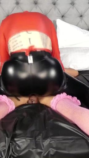 Active and Passive Sex Positions with a Cheap Sissy Slave   Clip 1