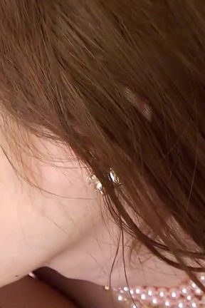 Hot small tittied Asian loves getting her cock touched