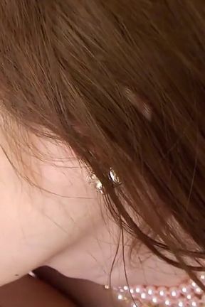 Hot small tittied Asian loves getting her cock touched