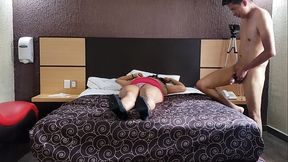 Cute Latina GF shows off her amateur skills