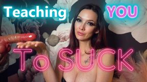 Teaching You to Suck: Destine Supreme’s First Cock Blowjob Instruction