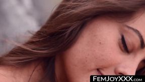 Beautiful Sasha teases and seduces in slow motion solo
