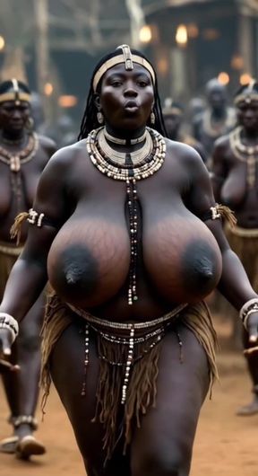 SSBBW fantasy with huge tit costume and big nipples