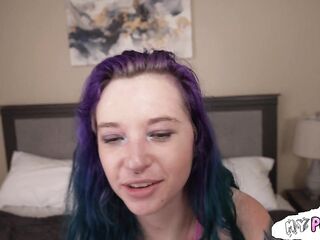 Sexually excited inked playgirl Pale Ryderr surprises stepdad