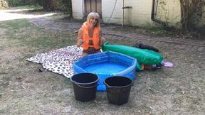 Inflatables part 2 in the garden