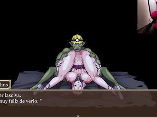 the Goblin Cave Parte two La ninfomana que le gusta tener sexo con golin