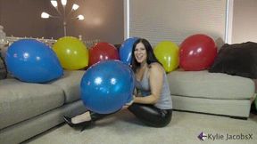 Blue Crystal Balloon Blow2Pop - Kylie Jacobs - MP4 1080p HD