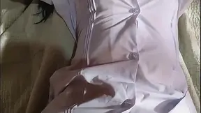 Fucking my stepbrother's girlfriend at his house while he's away, the promiscuous vixen couldn't take it anymore - Sex with a hot budding Latina with a tight ass and pussy